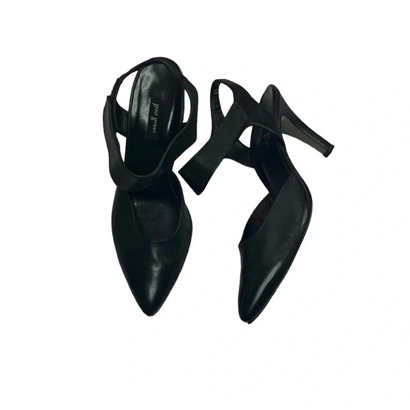 Paul Green Black Strap Pump Size 6.5 Size chart for Paul Green US 9 - Picture 1 of 4